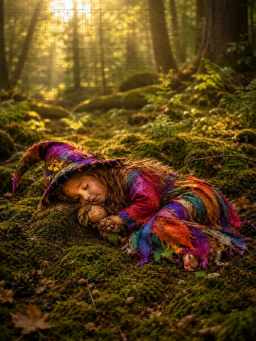 Der Traum der Waldfee - CALVENDO Foto-Puzzle'