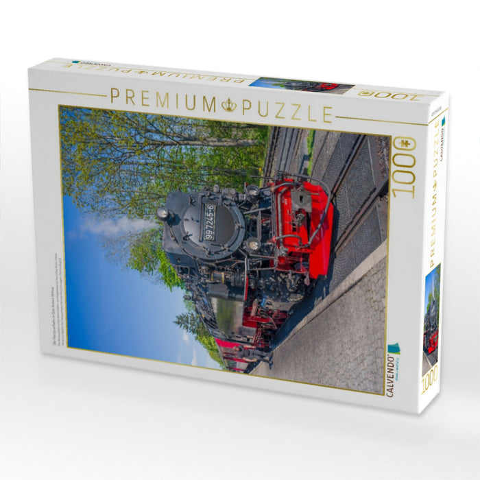 Die Harzquerbahn in Drei Annen Hohne - CALVENDO Foto-Puzzle'