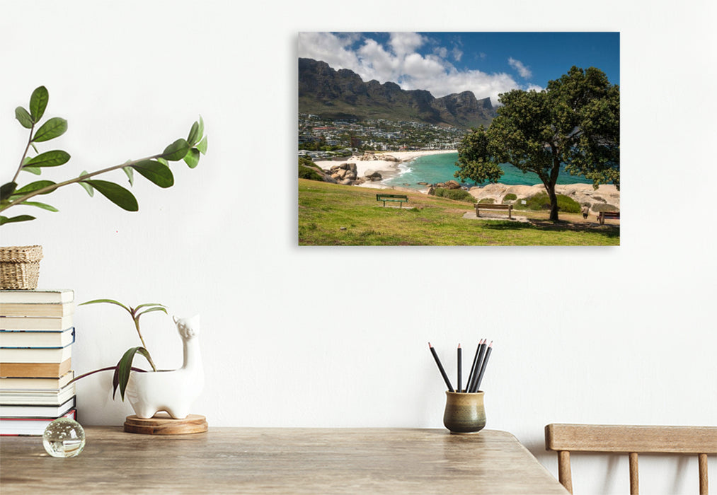 Premium Textil-Leinwand Camps Bay