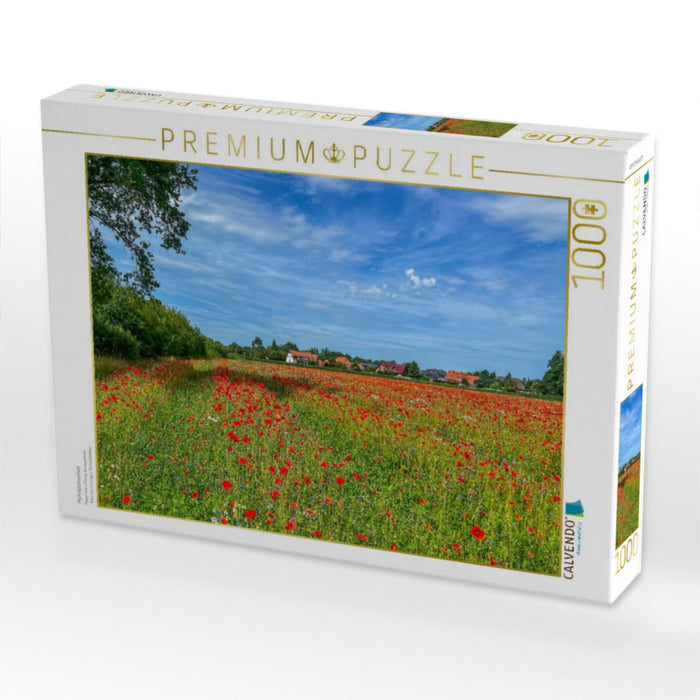 Mohnblumenfeld - CALVENDO Foto-Puzzle'