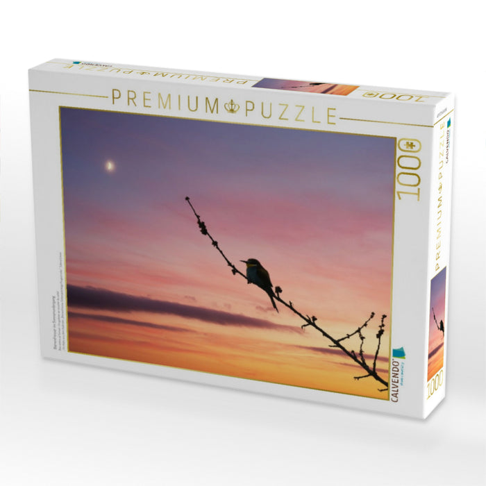 Bienenfresser im Sonnenuntergang - CALVENDO Foto-Puzzle'