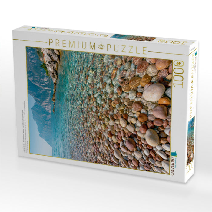 Lago di Garda – Kristallklares Wasser und italienische Leichtigkeit - CALVENDO Foto-Puzzle'