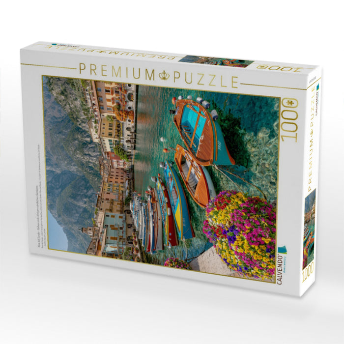 Riva del Garda – Farben und Licht am nördlichen Gardasee - CALVENDO Foto-Puzzle'