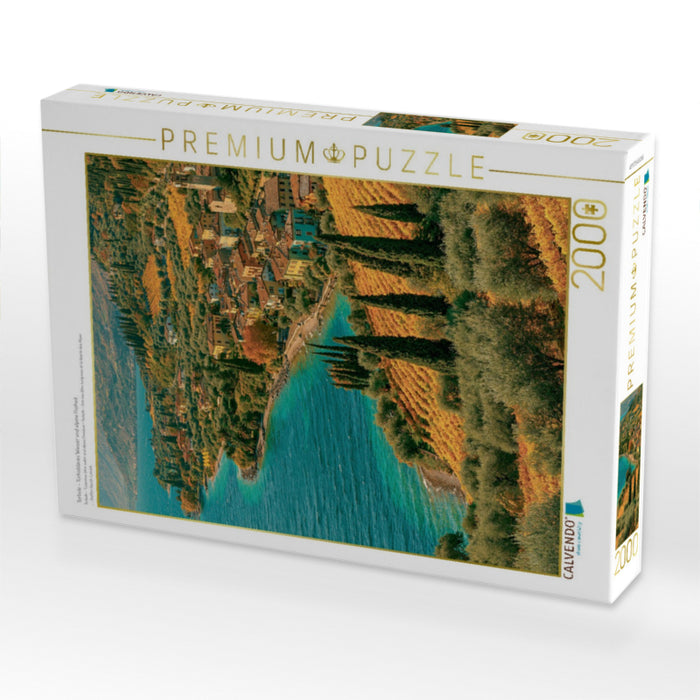 Torbole – Türkisblaues Wasser und alpine Freiheit - CALVENDO Foto-Puzzle'