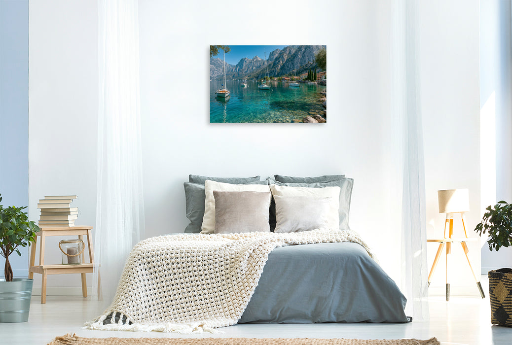 Premium Textil-Leinwand Ein Motiv aus dem Kalender Dolce Vita am Gardasee