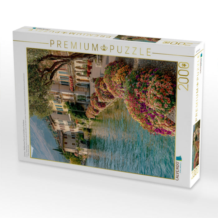 Limone – Mediterranes Flair am türkisblauen Gardasee - CALVENDO Foto-Puzzle'