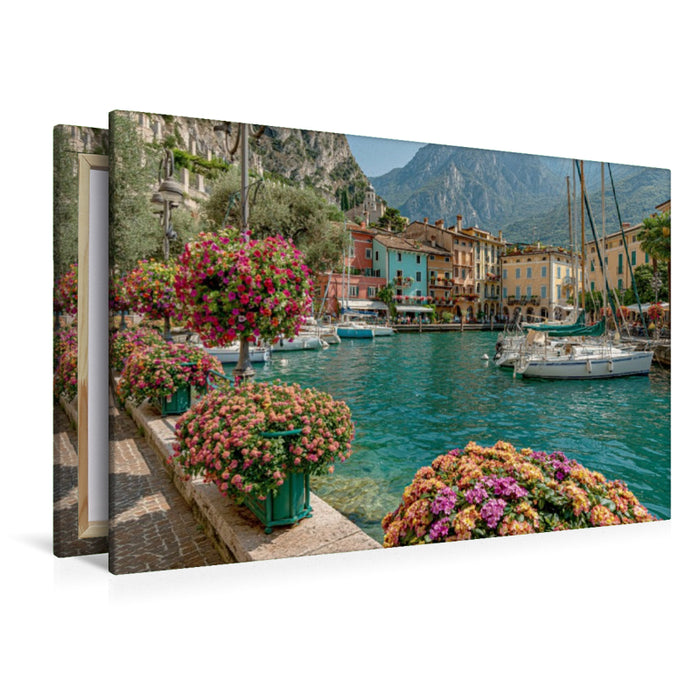 Premium Textil-Leinwand Ein Motiv aus dem Kalender Dolce Vita am Gardasee