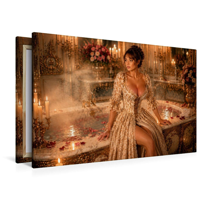 Premium Textil-Leinwand Élise