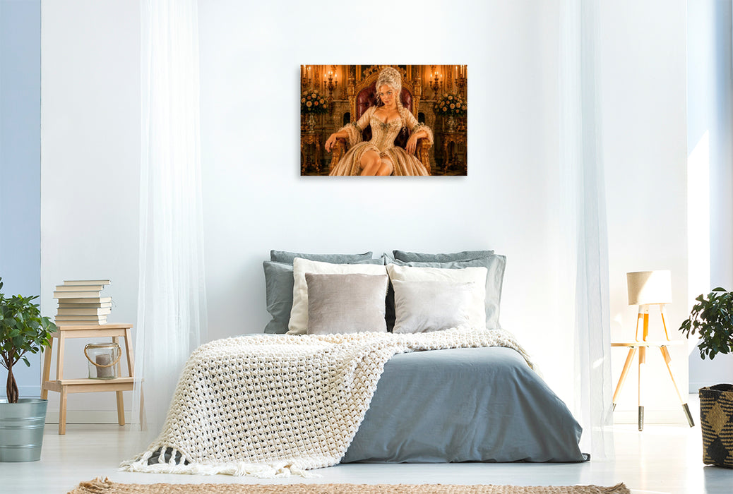 Premium Textil-Leinwand Vivienne