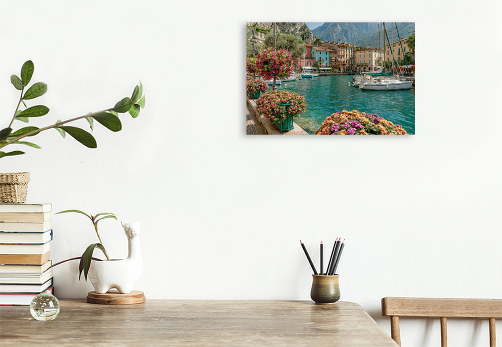 Premium Textil-Leinwand Ein Motiv aus dem Kalender Dolce Vita am Gardasee
