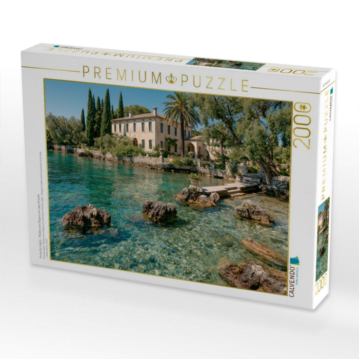 Punta San Vigilio – Mediterrane Eleganz am Lago di Garda - CALVENDO Foto-Puzzle'