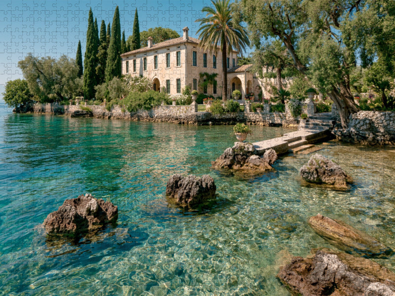 Punta San Vigilio – Mediterrane Eleganz am Lago di Garda - CALVENDO Foto-Puzzle'