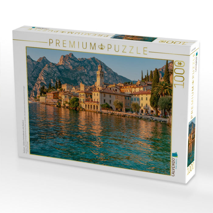 Gardasee – Goldene Herbstabende voller Reiselust - CALVENDO Foto-Puzzle'
