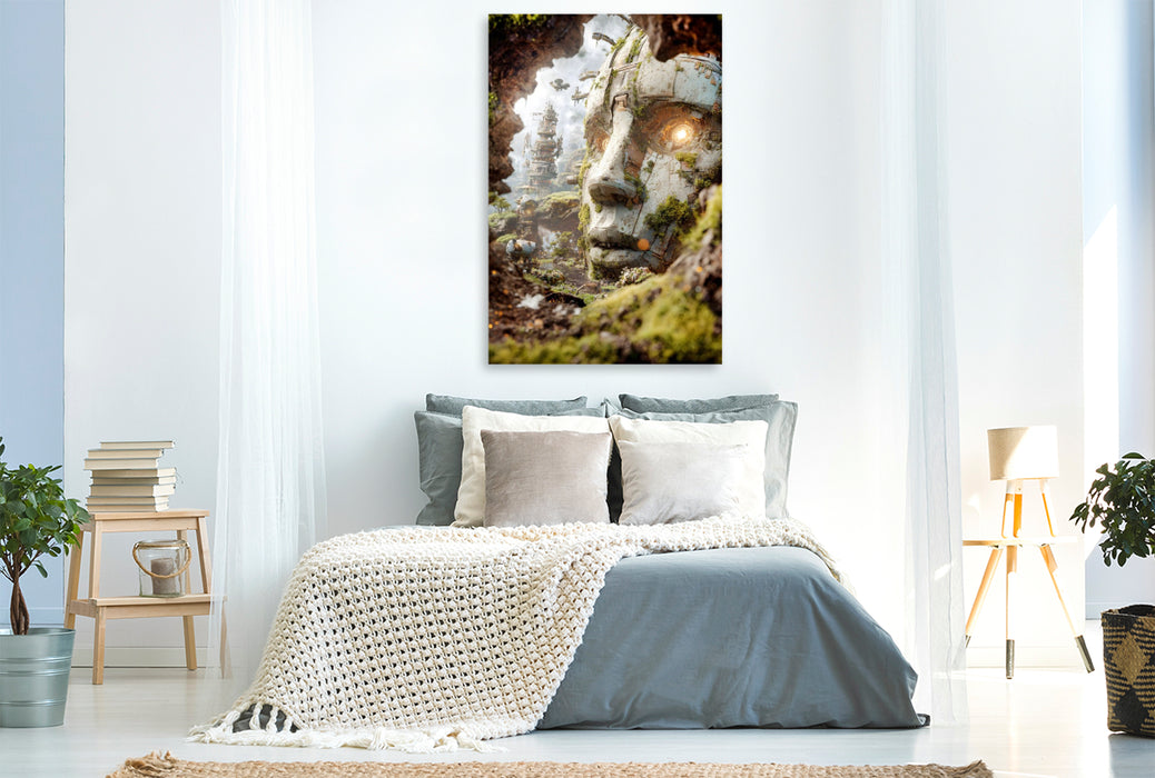 Premium Textil-Leinwand Ein Motiv aus dem Kalender "Das Flüstern dahinter"