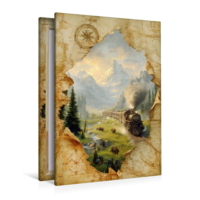Premium Textil-Leinwand Ein Motiv aus dem Kalender "Das Flüstern dahinter"