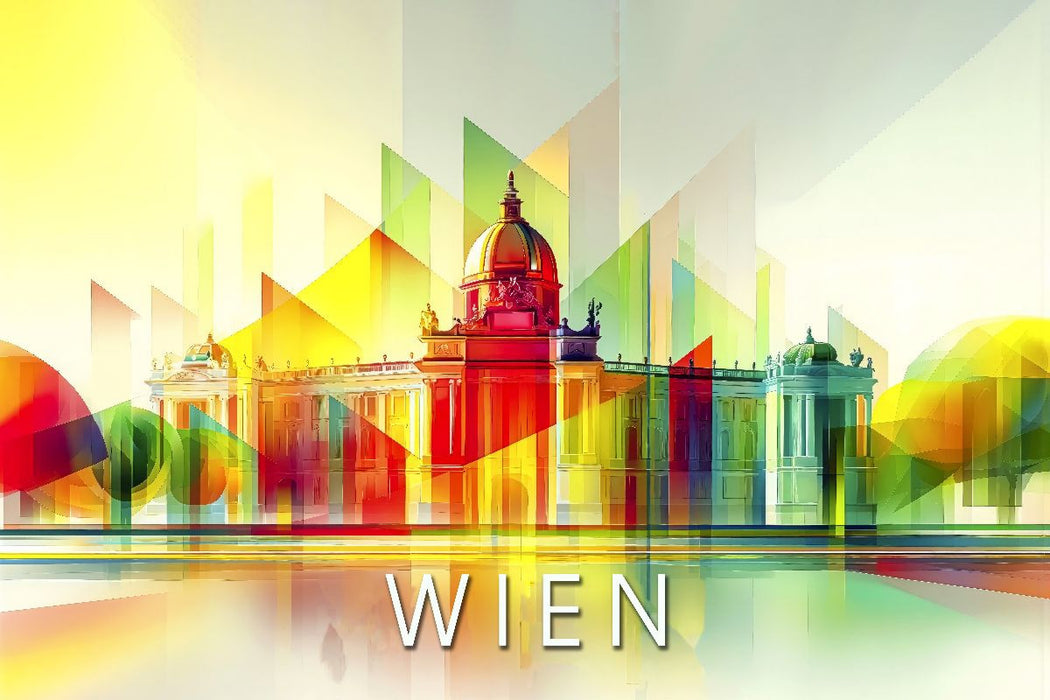 Premium Textil-Leinwand Wien