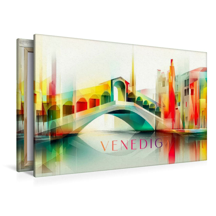 Premium Textil-Leinwand Venedig
