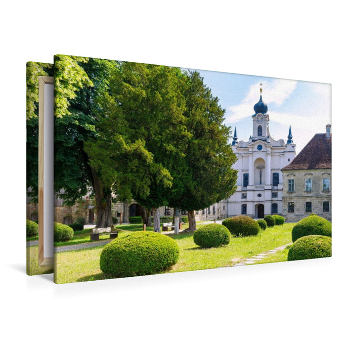 Premium Textil-Leinwand Zisterzienserkloster Raitenhaslach