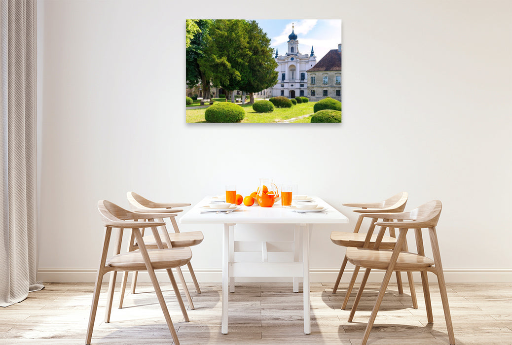 Premium Textil-Leinwand Zisterzienserkloster Raitenhaslach