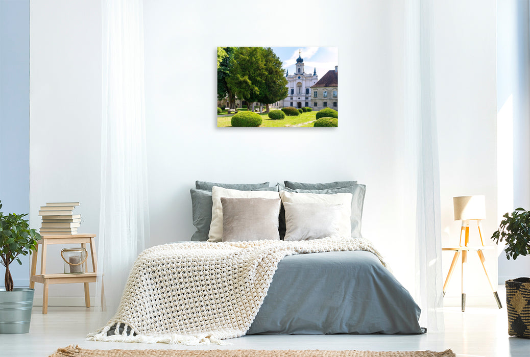 Premium Textil-Leinwand Zisterzienserkloster Raitenhaslach
