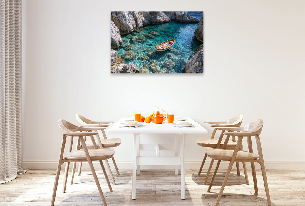 Premium Textil-Leinwand Ein Motiv aus dem Kalender Dolce Vita am Mittelmeer