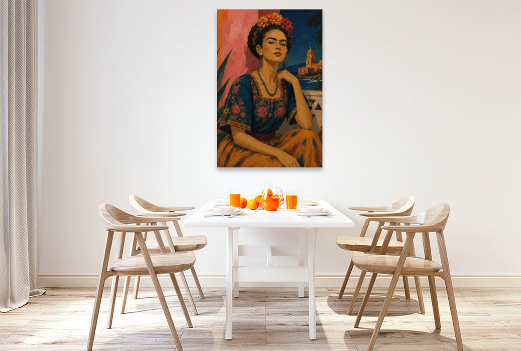 Premium Textil-Leinwand Summer Carries Memories