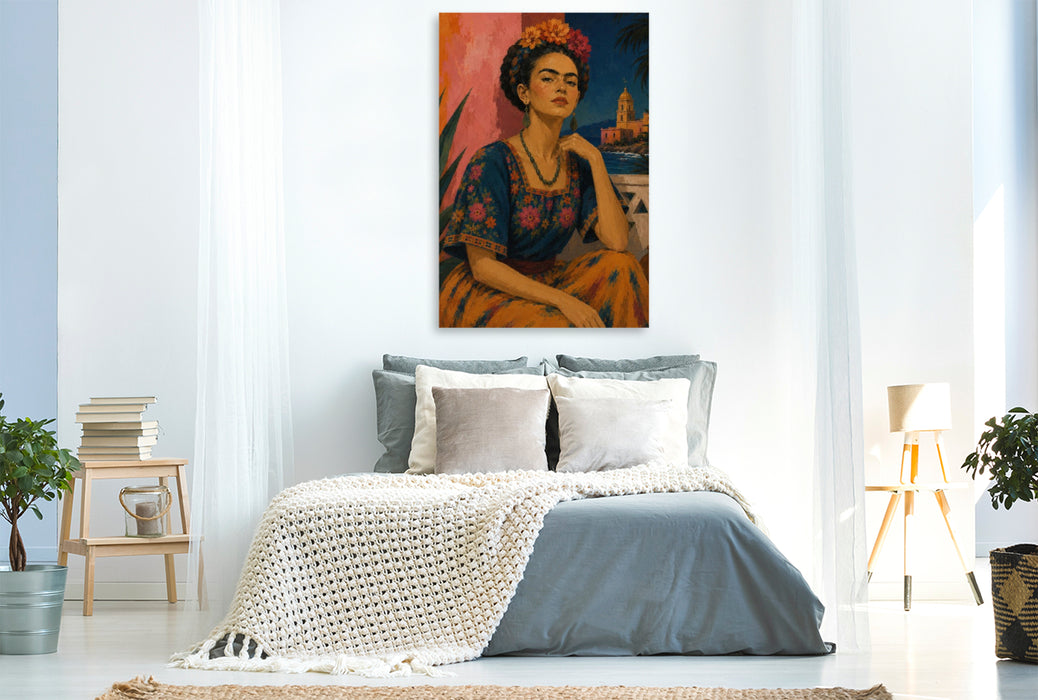 Premium Textil-Leinwand Summer Carries Memories