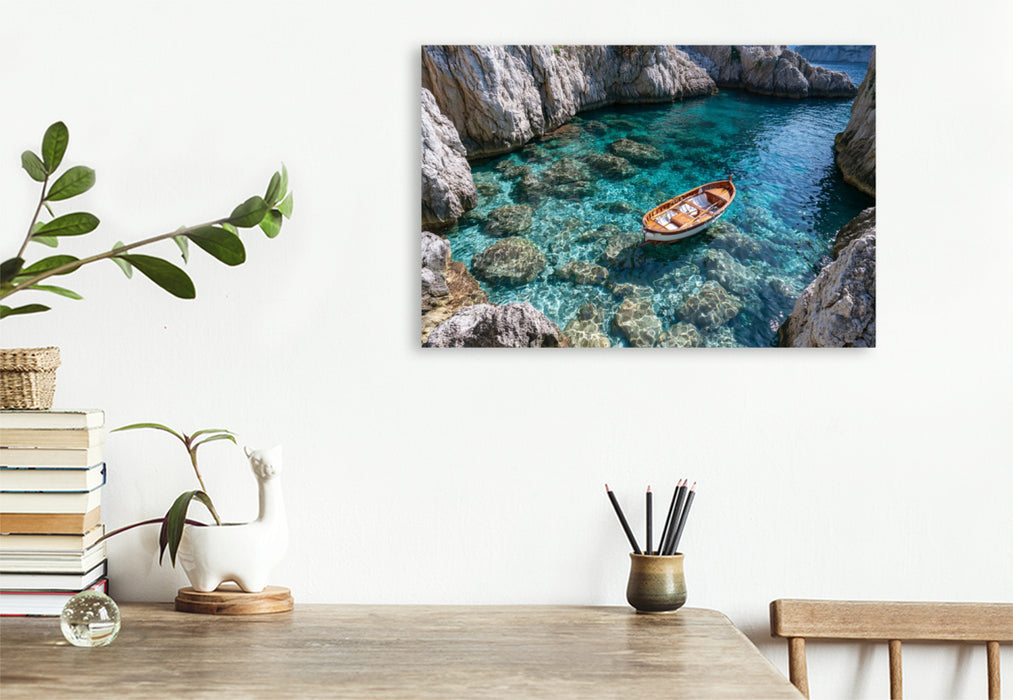 Premium Textil-Leinwand Ein Motiv aus dem Kalender Dolce Vita am Mittelmeer