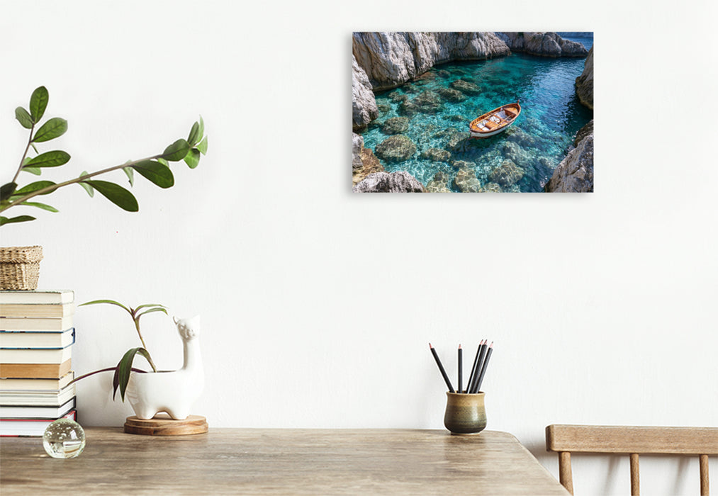 Premium Textil-Leinwand Ein Motiv aus dem Kalender Dolce Vita am Mittelmeer