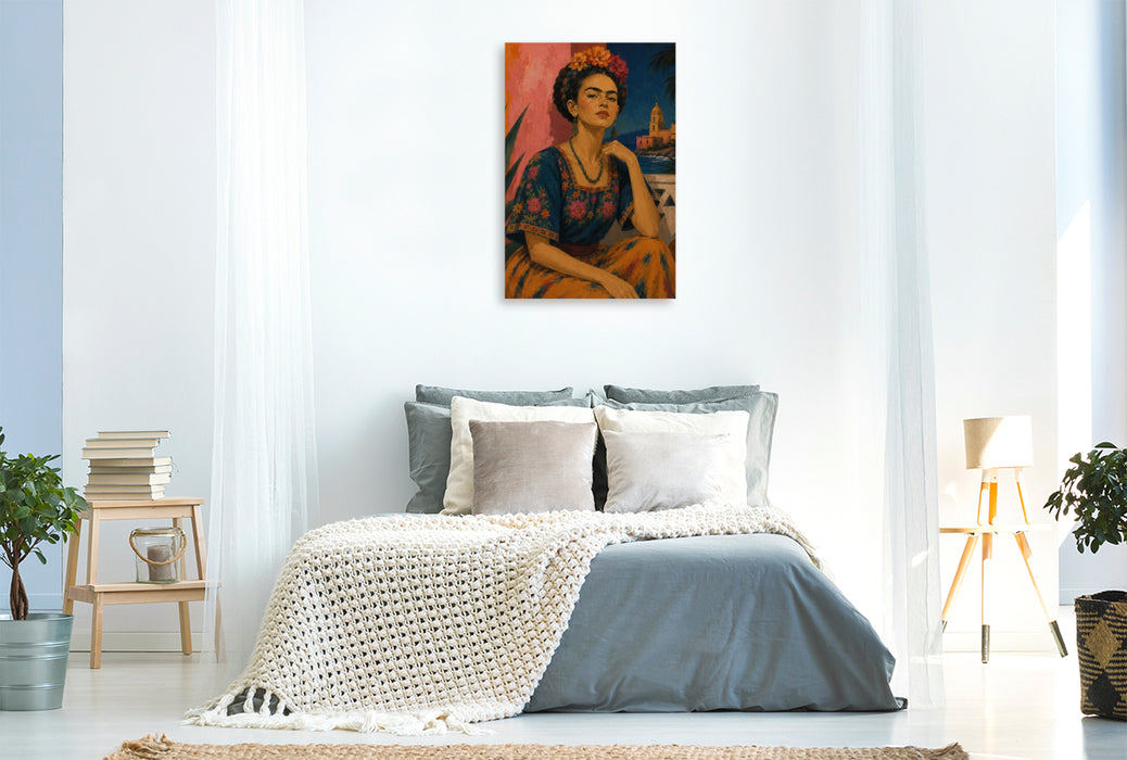 Premium Textil-Leinwand Summer Carries Memories