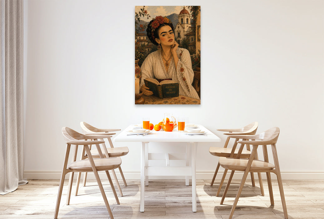 Premium Textil-Leinwand Vive con el alma