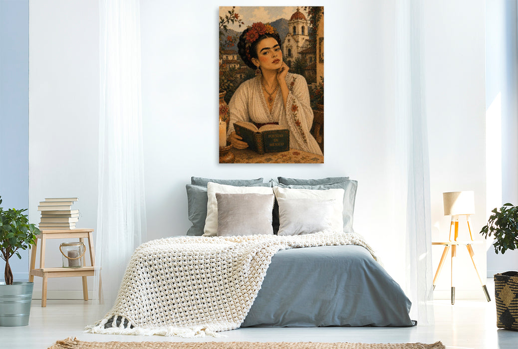 Premium Textil-Leinwand Vive con el alma
