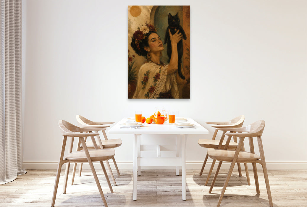 Premium Textil-Leinwand Quiet Beauty Before Winter