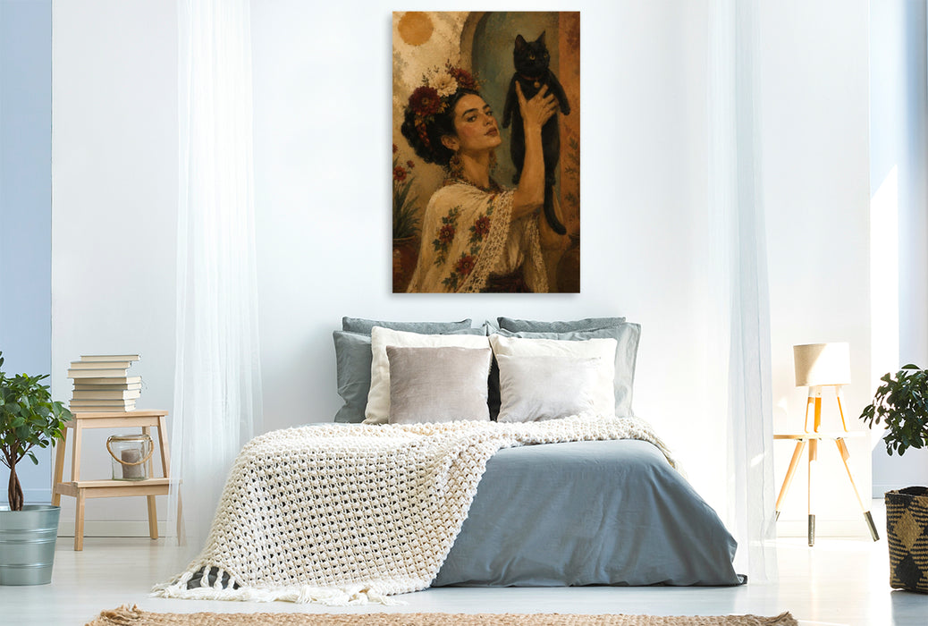 Premium Textil-Leinwand Quiet Beauty Before Winter