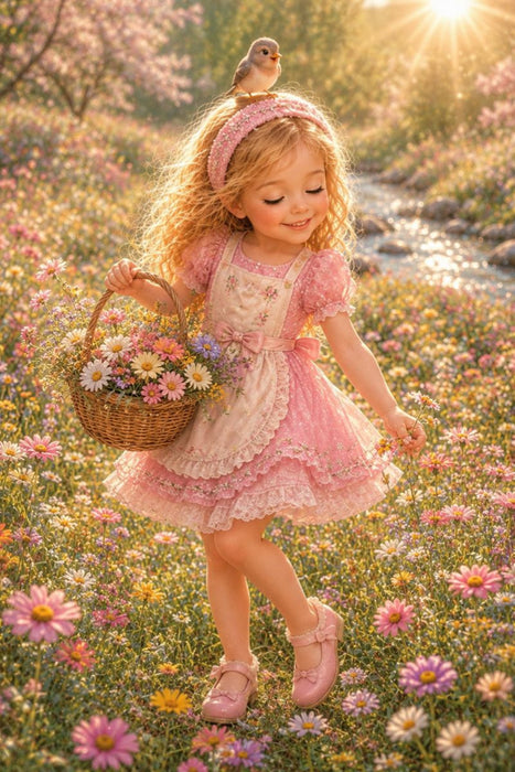 Premium Textil-Leinwand Ein Motiv aus dem Kalender Little Denise