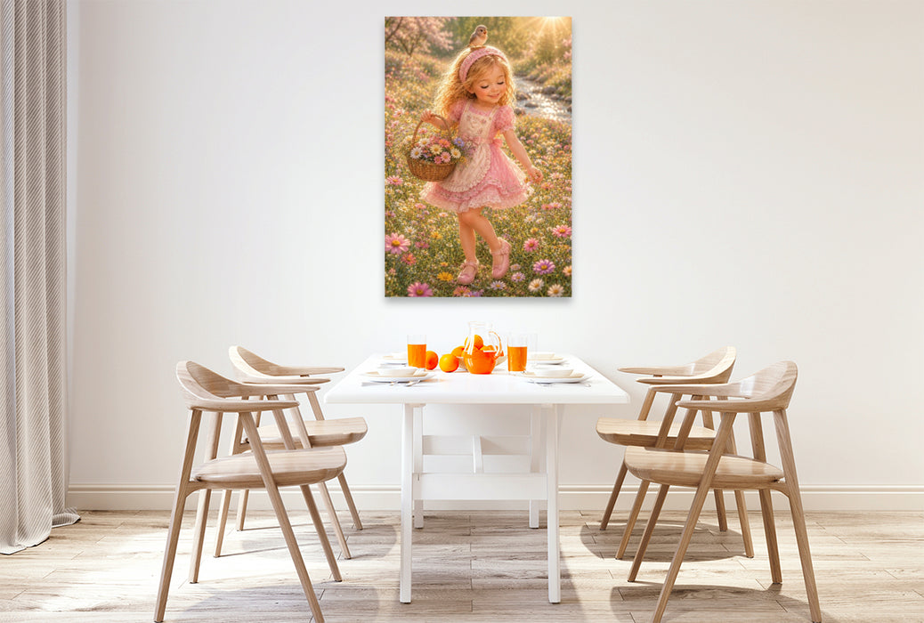 Premium Textil-Leinwand Ein Motiv aus dem Kalender Little Denise