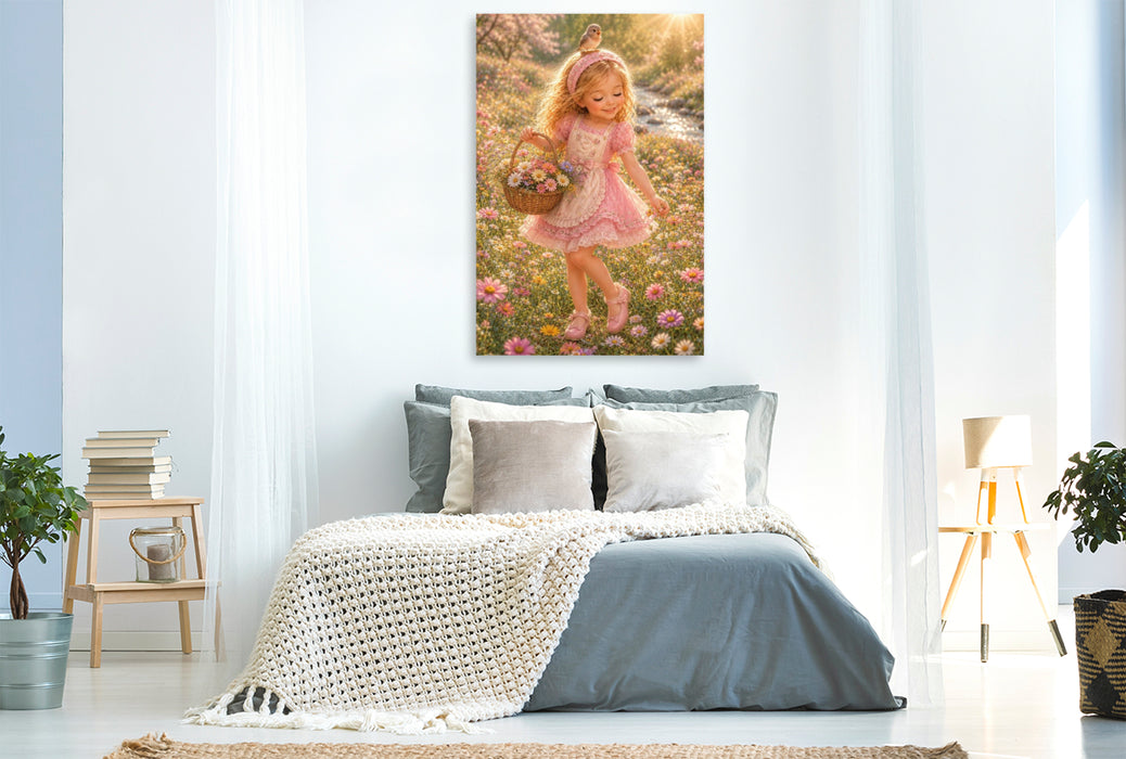 Premium Textil-Leinwand Ein Motiv aus dem Kalender Little Denise