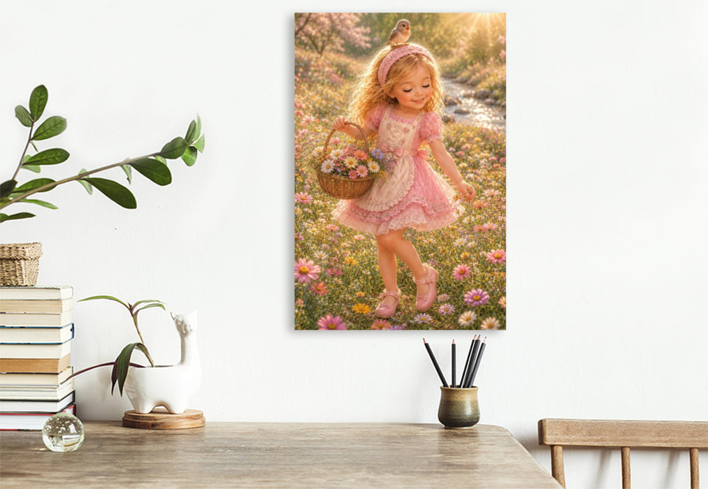 Premium Textil-Leinwand Ein Motiv aus dem Kalender Little Denise