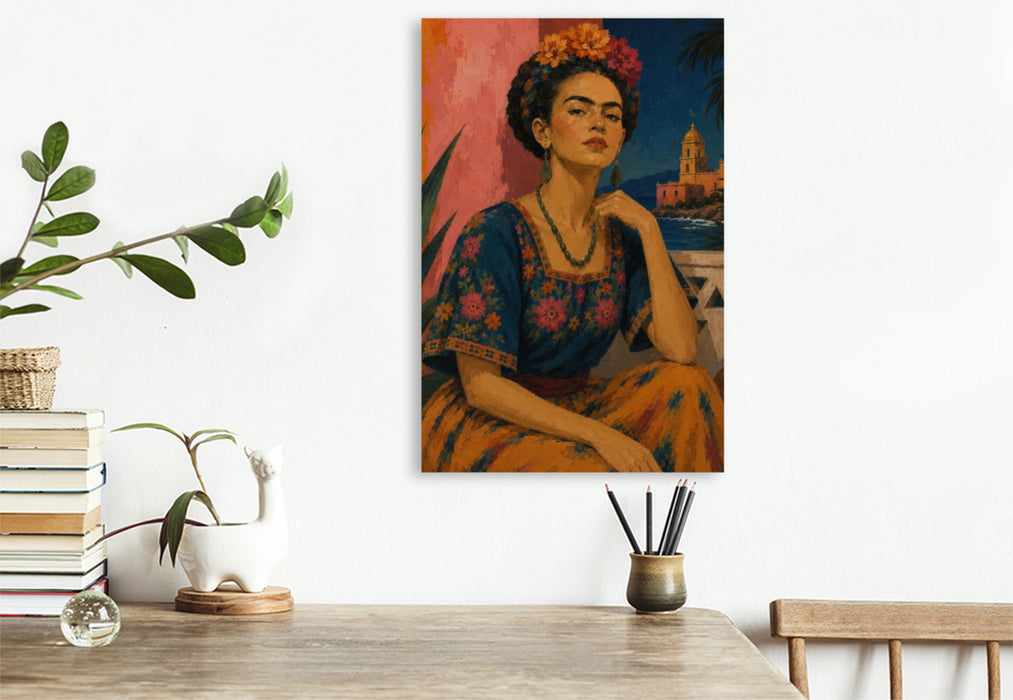 Premium Textil-Leinwand Summer Carries Memories
