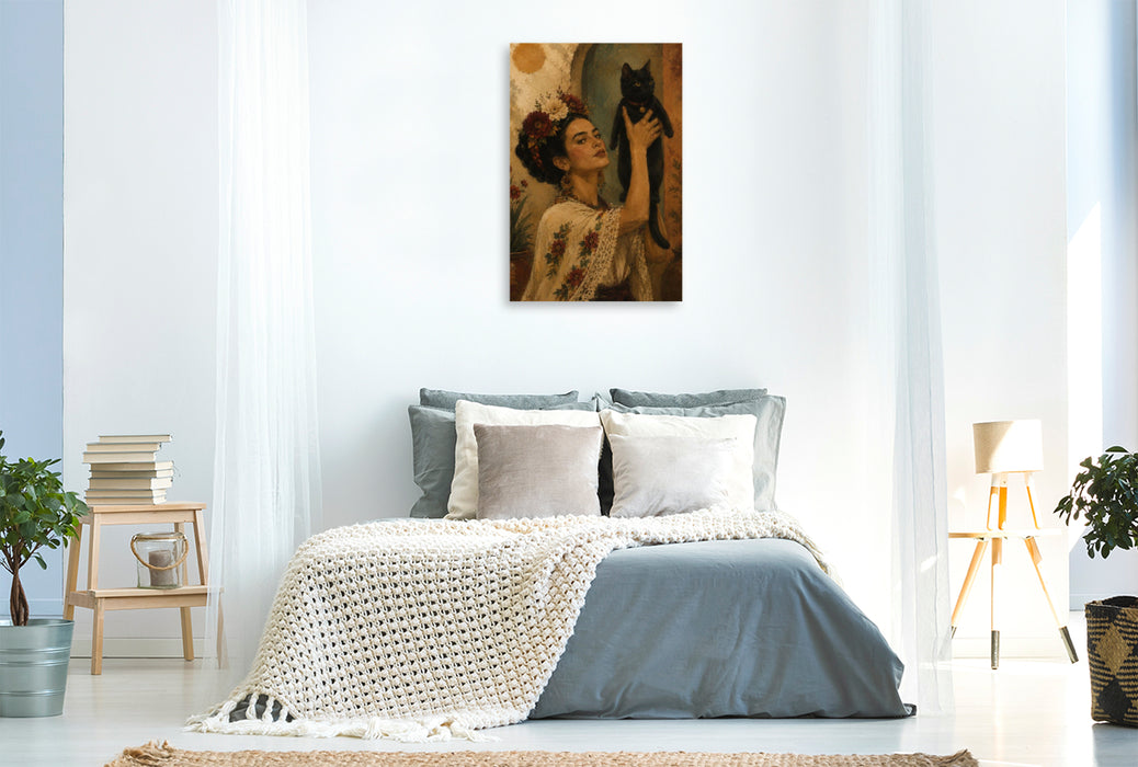 Premium Textil-Leinwand Quiet Beauty Before Winter