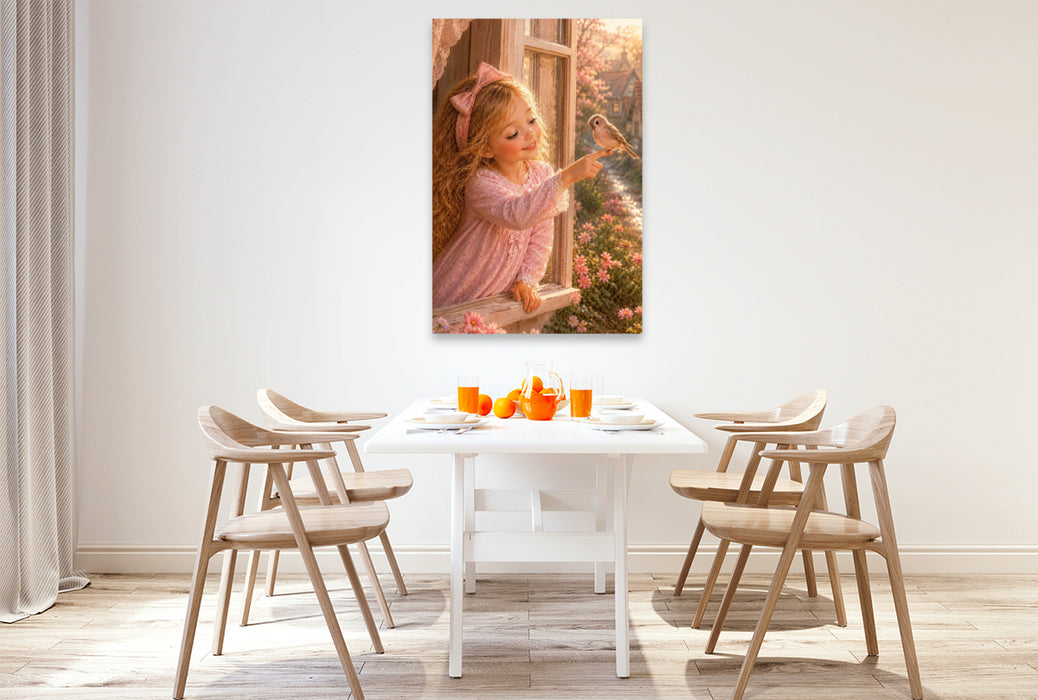 Premium Textil-Leinwand Wunder des Morgens