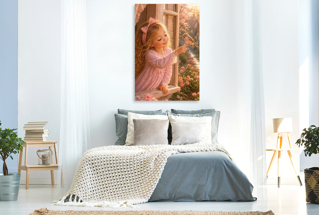 Premium Textil-Leinwand Wunder des Morgens