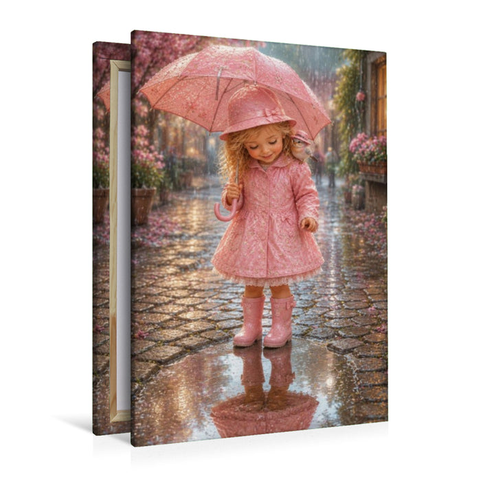 Premium Textil-Leinwand Regenwetter