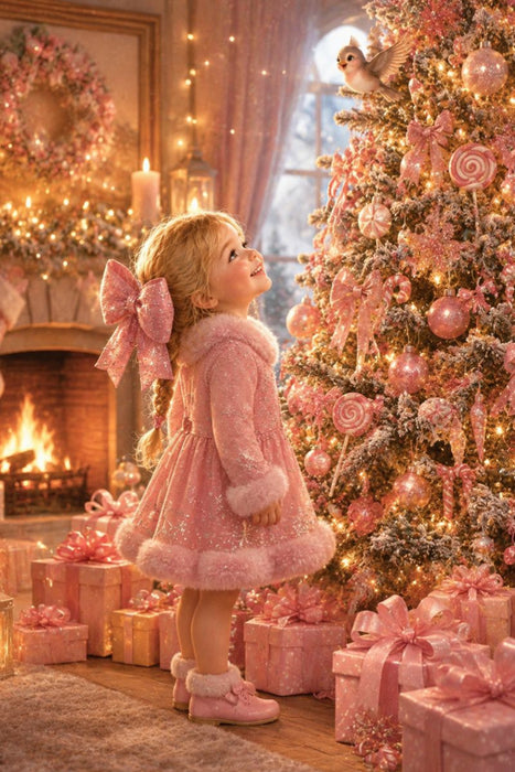 Premium Textil-Leinwand Frohe Weihnachten