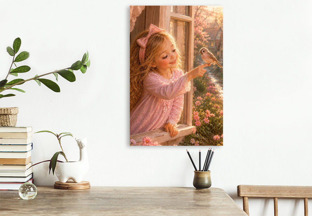 Premium Textil-Leinwand Wunder des Morgens