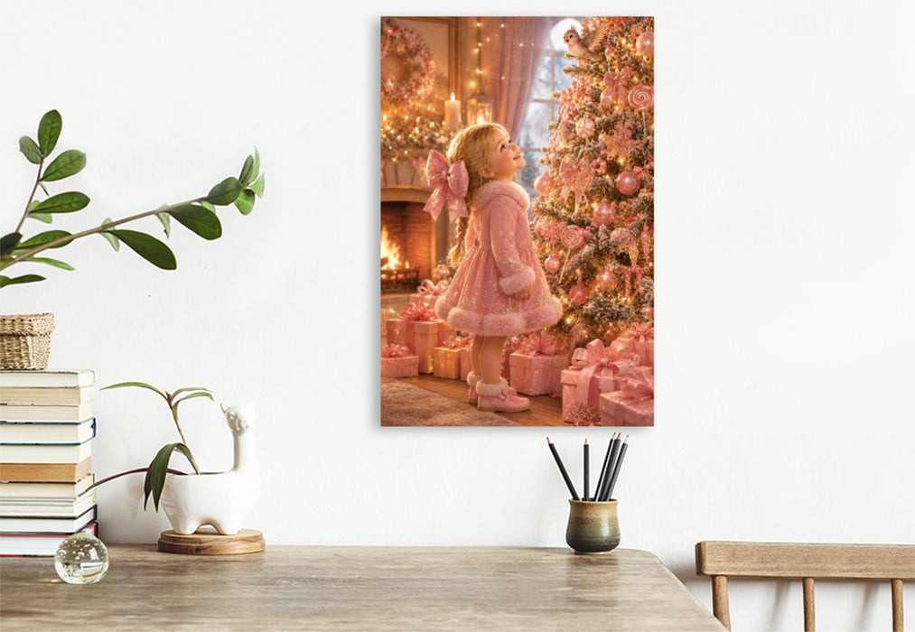 Premium Textil-Leinwand Frohe Weihnachten