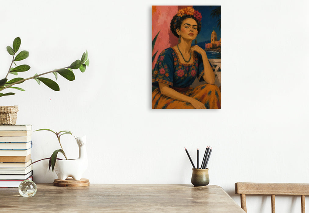 Premium Textil-Leinwand Summer Carries Memories