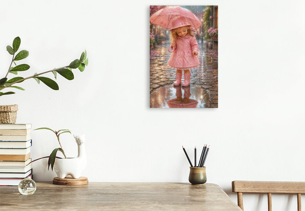 Premium Textil-Leinwand Regenwetter
