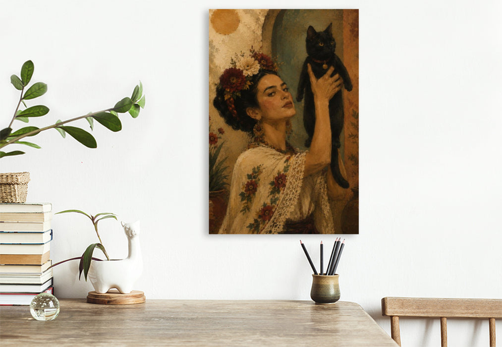 Premium Textil-Leinwand Quiet Beauty Before Winter