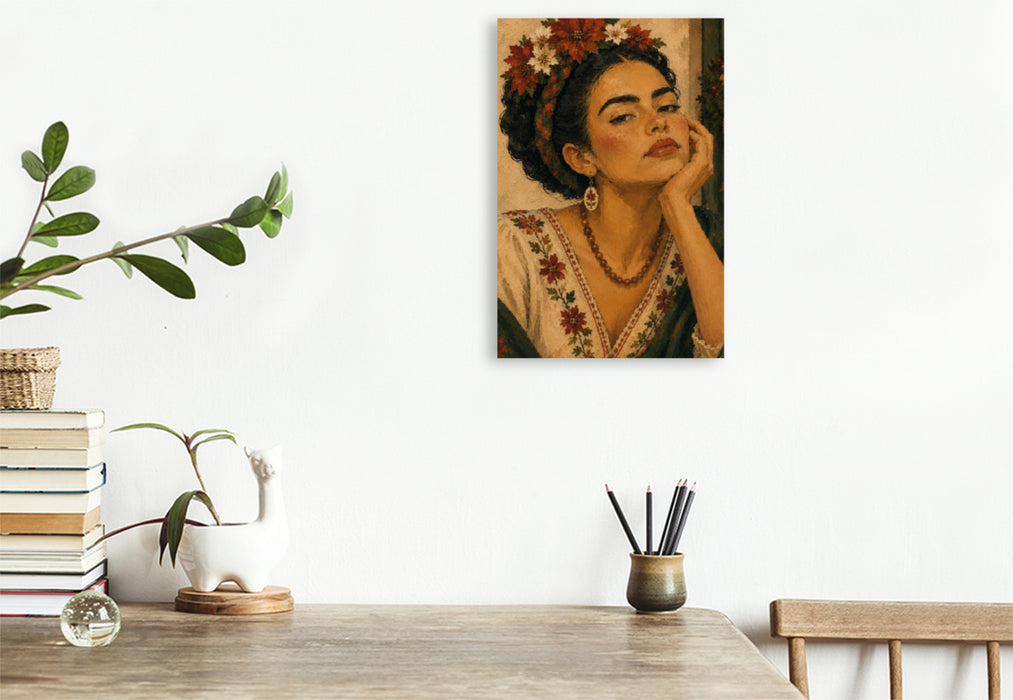 Premium Textil-Leinwand Golden Days Full of Life